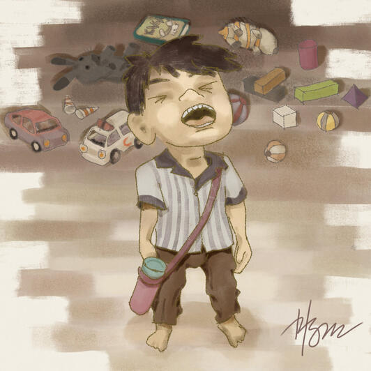 Play - I Wanna Go Out Children Illustration