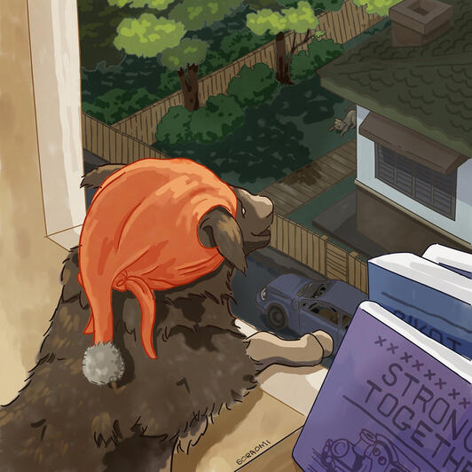 Sleepless Night Children Story Illustration